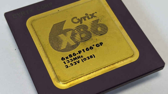 Cyrix 6x86-P166GP Prozessor