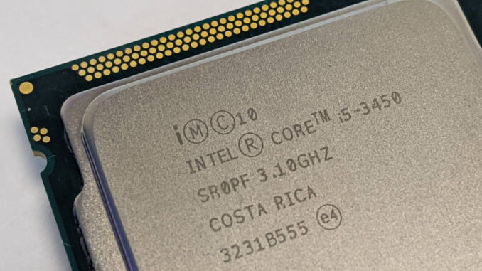 Intel Core i5-3450 Prozessor 3.1GHz SR0PF