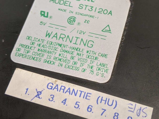 Seagate ST3120A Festplatte 106MB ATA IDE