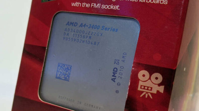 AMD Prozessor A4-3400 Fusion AD34000JZ22GX Blister