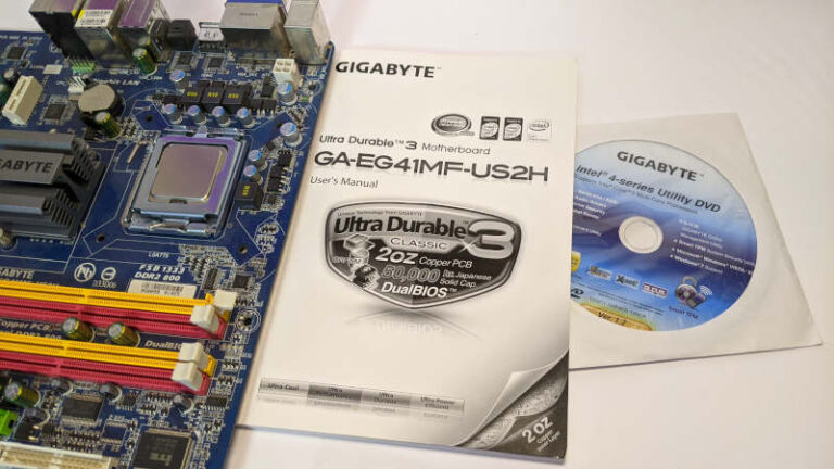 Подключение gigabyte ga eg41mf us2h