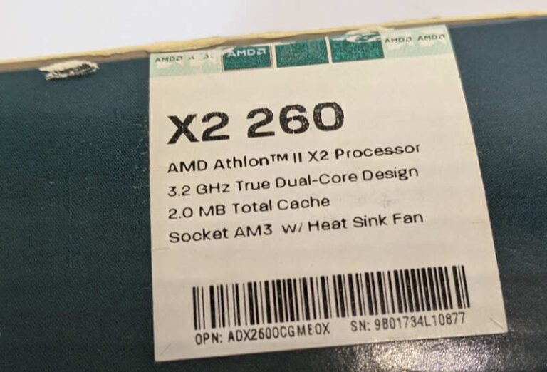 AMD Athlon II X2 260 Prozessor 3,2GHz ADX2600CK23GM – tuhlteim-pedia