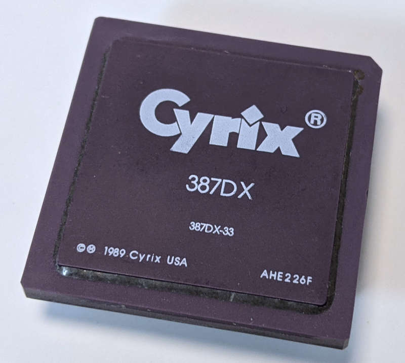 Cyrix 387DX-33 Prozessor FasMath CX-83D87 Koprozessor