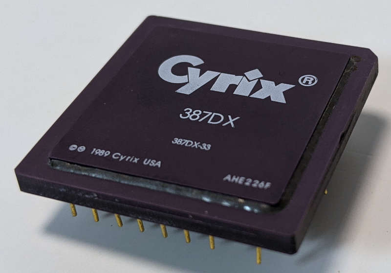 Cyrix 387DX-33 Prozessor FasMath CX-83D87 Koprozessor AHE226F