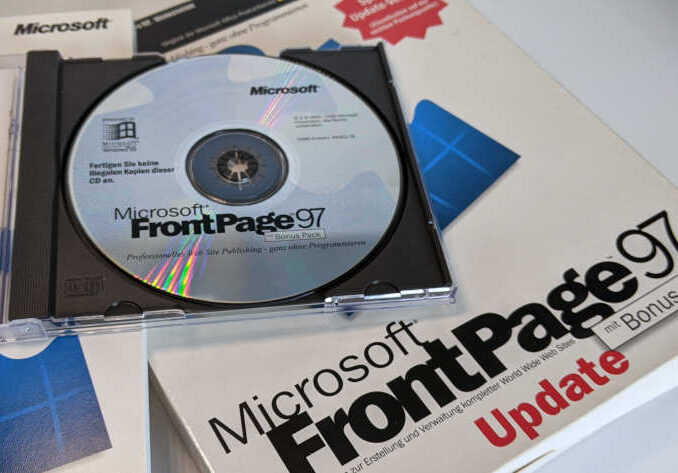 Microsoft Frontpage 97 Update CD Handbuch