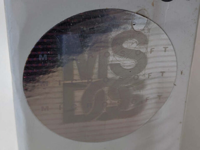 Microsoft MS-DOS 5 Deutsch Hologramm