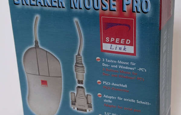 Sneaker Mouse Pro PS/2 + Seriell 3-Tasten-Maus
