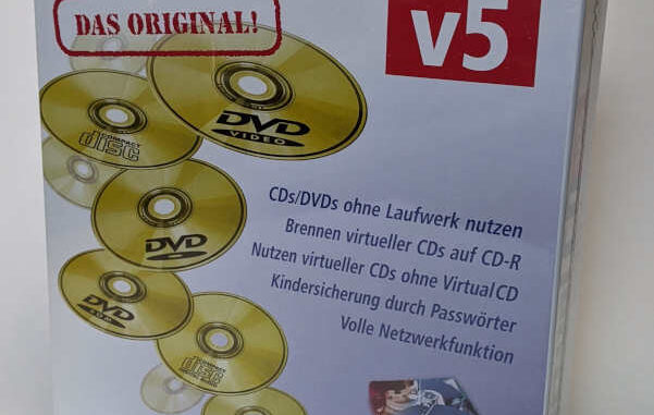 Virtual CD v5 Software Originalverpackung