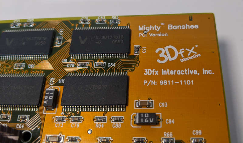 3Dfx Interactive Mighty Banshee Innovision Grafikkarte PCI 16MB P/N 9811-1101