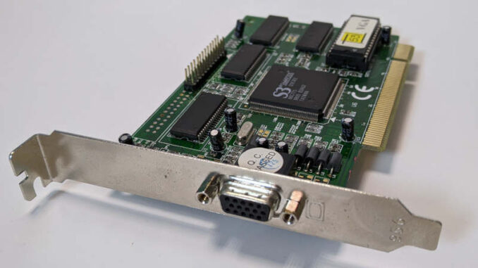 Grafikkarte S3 Trio64V2/DX Graphics PCI VGA-Port