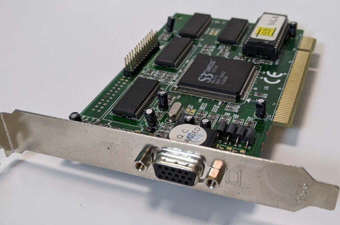 Grafikkarte S3 Trio64V2/DX Graphics PCI VGA-Port