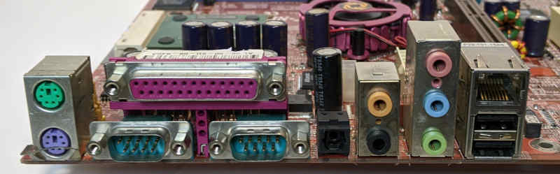 Abit NF7 PC-Mainboard nForce2 Ultra Sockel A (462) IO-Ports