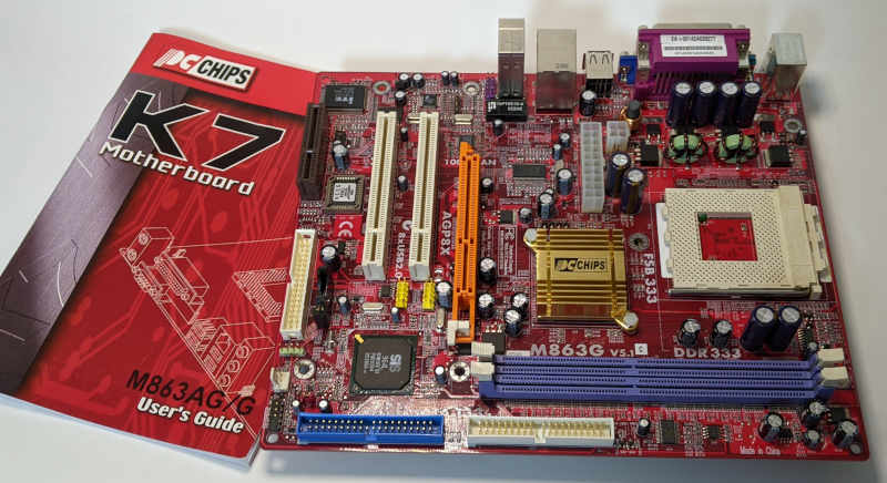 PC-Chips PC-Mainboard K7 M863G SiS 741GX Mint