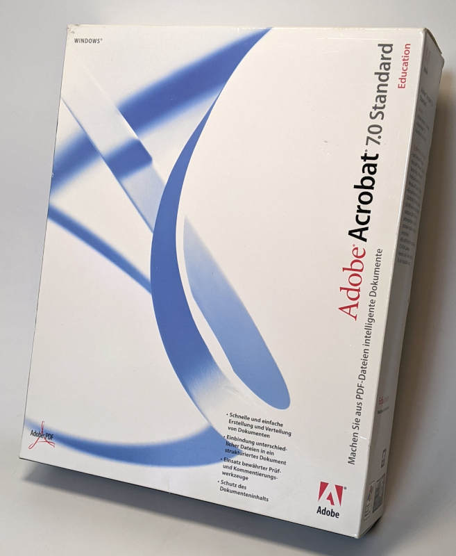 Adobe PC-Software Acrobat 7.0 Standard Big Box
