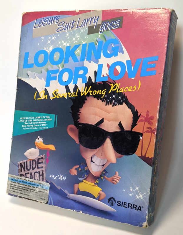 Sierra On-Line Game Leisure Suit Larry 2 - Goes Looking for Love - Big Box