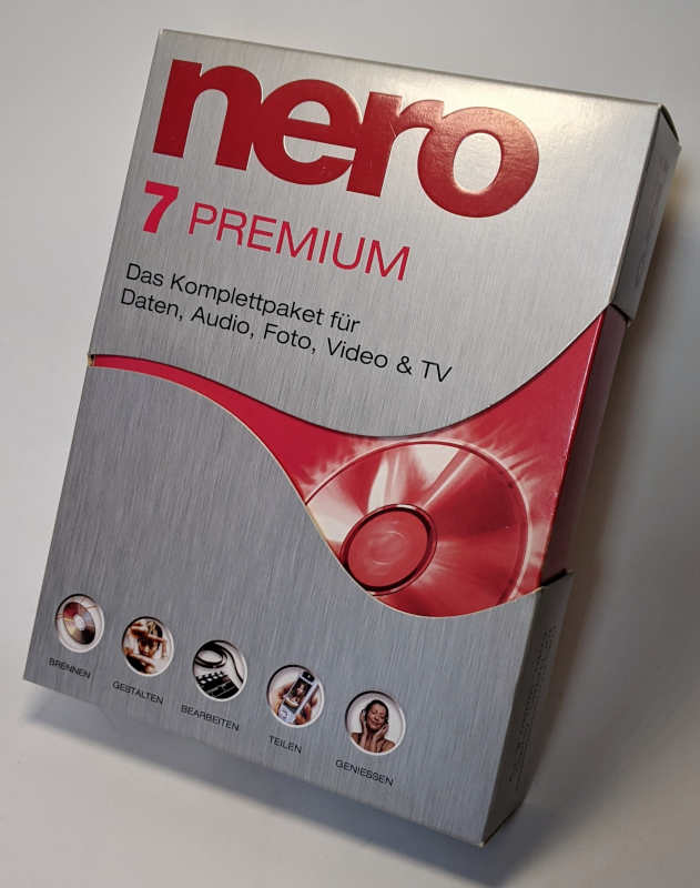 Nero 7 Premium Brennprogramm CD-Recording Software Box