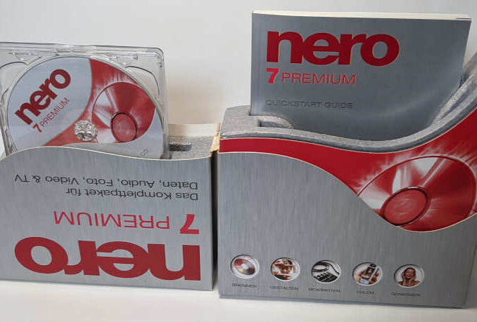 Nero 7 Premium Brennprogramm CD-Recording Software CD-ROM Handbuch