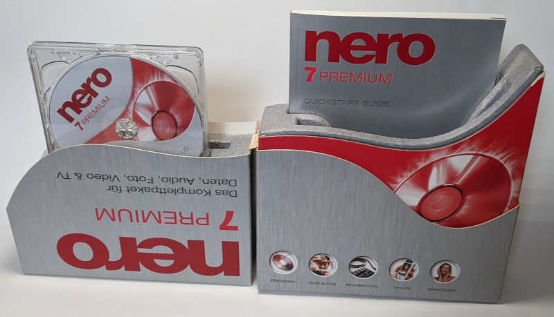 Nero 7 Premium Brennprogramm CD-Recording Software CD-ROM Handbuch