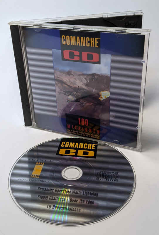 PC-Spiel Comanche CD Helikoptersimulation mit 100 Missionen CD-ROM