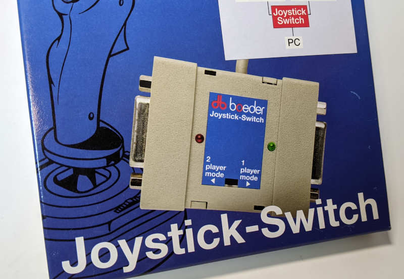 Boeder Joystick Switch Gameport für PC - 2 Player