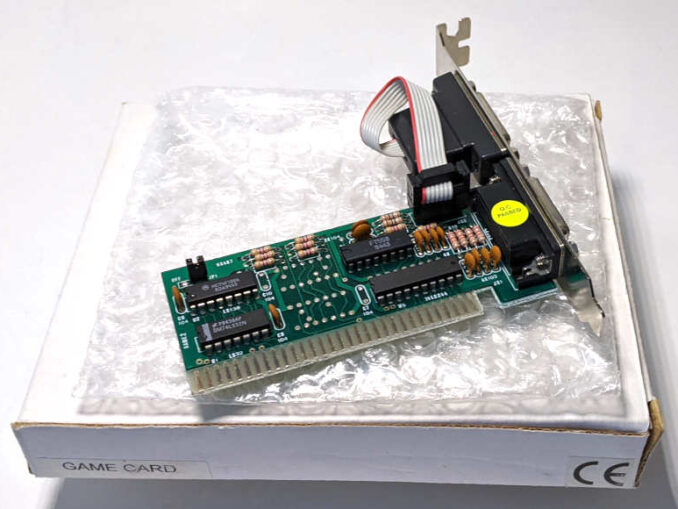 Noname PC Game Card ISA 8-Bit DOS für Joysticks - 2 Analog Ports - Originalverpackung