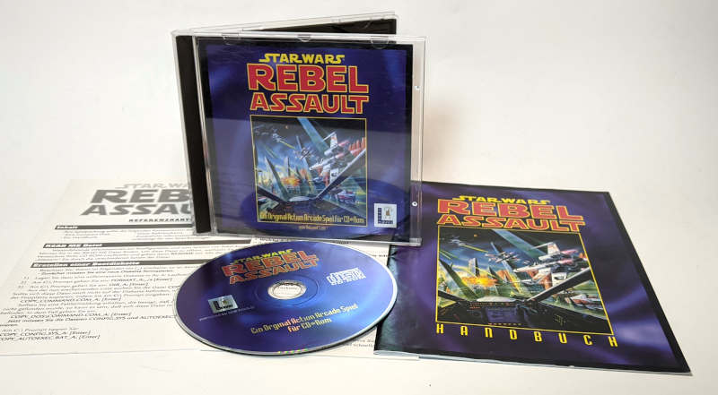 PC-Spiel Star Wars Rebel Assault CD-ROM Lucas Arts Handbuch