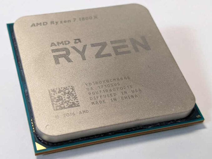 AMD Ryzen 7 1800X Prozessor CPU AM4 Sockel YD180XBCM88AE