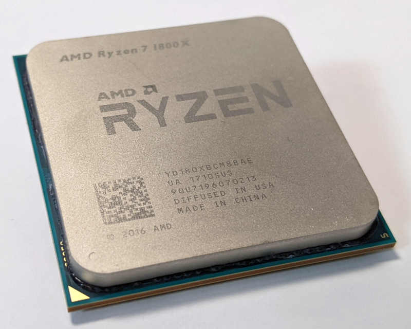 AMD Ryzen 7 1800X Prozessor CPU AM4 Sockel YD180XBCM88AE