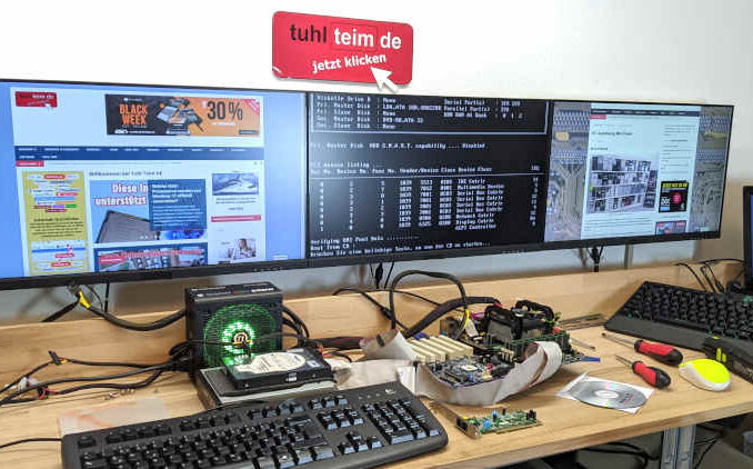 Multi Monitor Setup - drei Monitore