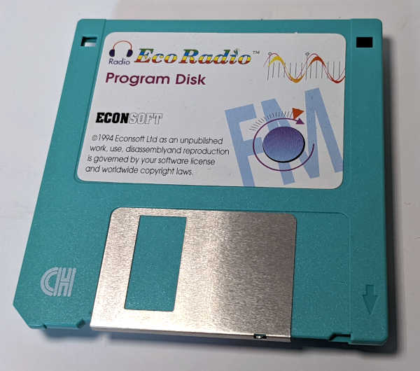 Typhoon Radio Card ISA 8-Bit FM Tune Eco Radio Diskette