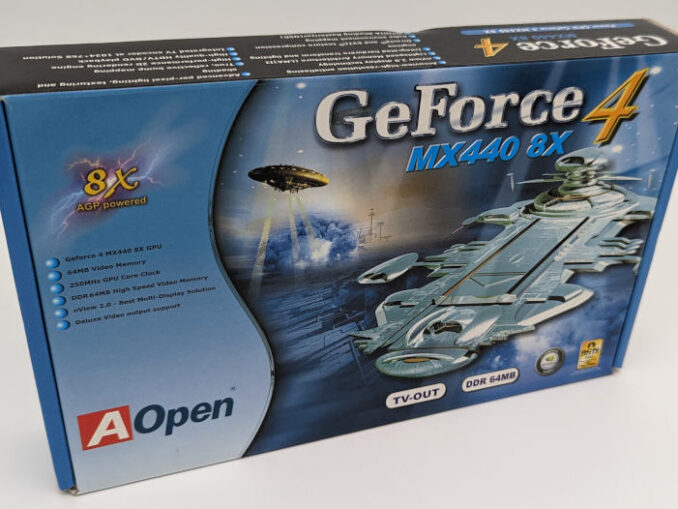 AOpen GeForce4 MX440 AGP 8x Originalverpackung