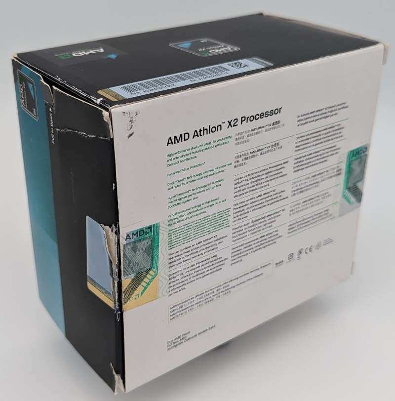 AMD Athlon X2 6400 3.2GHz Prozessor - Sockel AM2 - Boxed - Rückseite