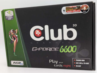 Club 3D GeForce 6600 Grafikkarte AGP 256MB DDR - Originalverpackung OVP