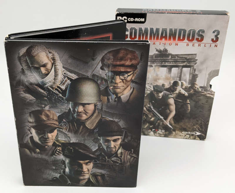 Commandos 3 - Destination Berlin - Originalverpackung DVD-Hülle
