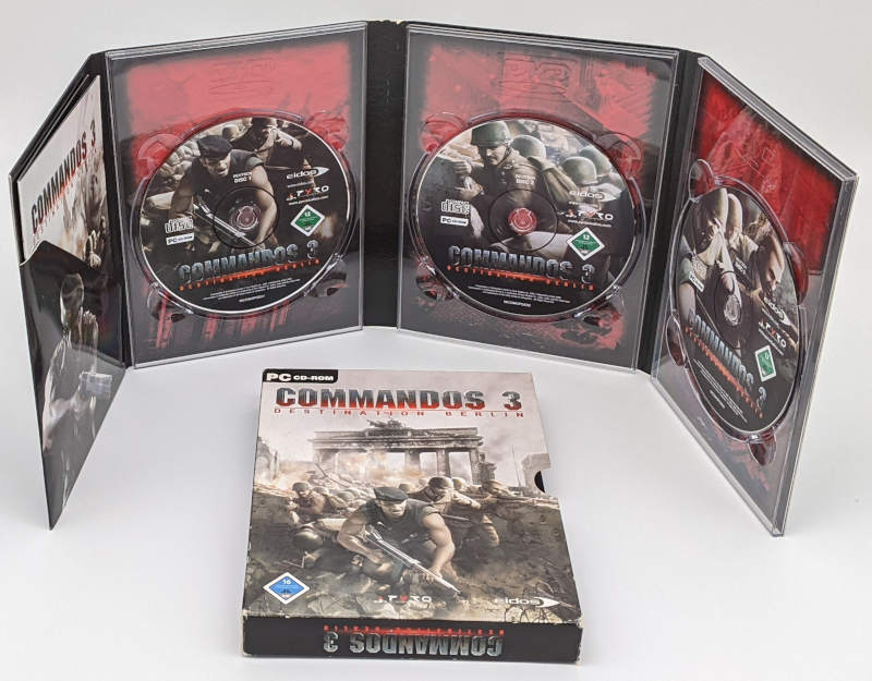 Commandos 3 - Destination Berlin - Originalverpackung - 3 CD-ROMs