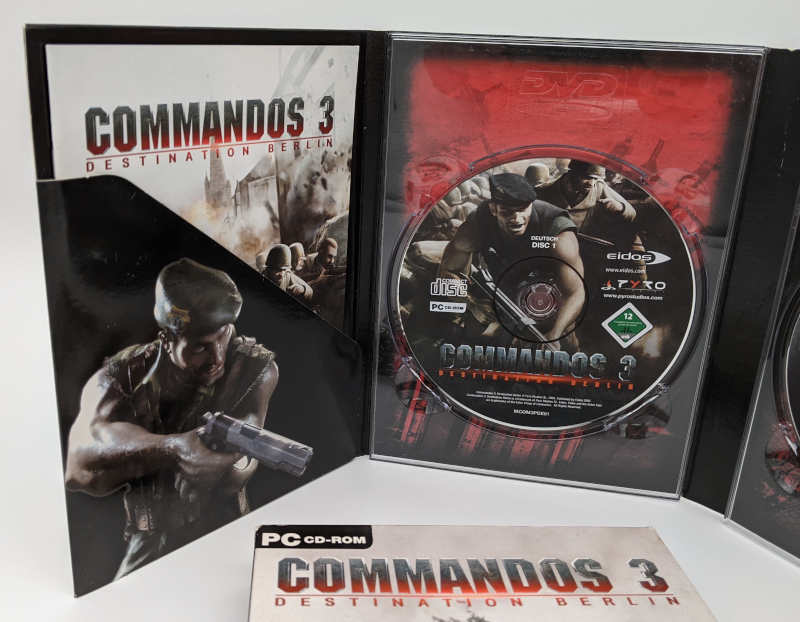 Commandos 3 - Destination Berlin - Originalverpackung - Handbuch mit CD-ROM 1