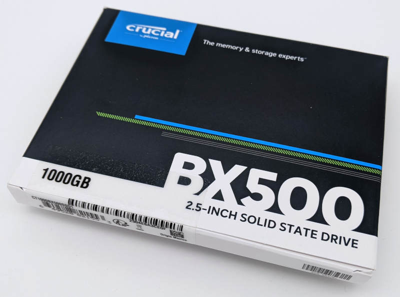 Crucial BX500 SSD 1000GB - CT1000BX500SSD1 - Verpackung