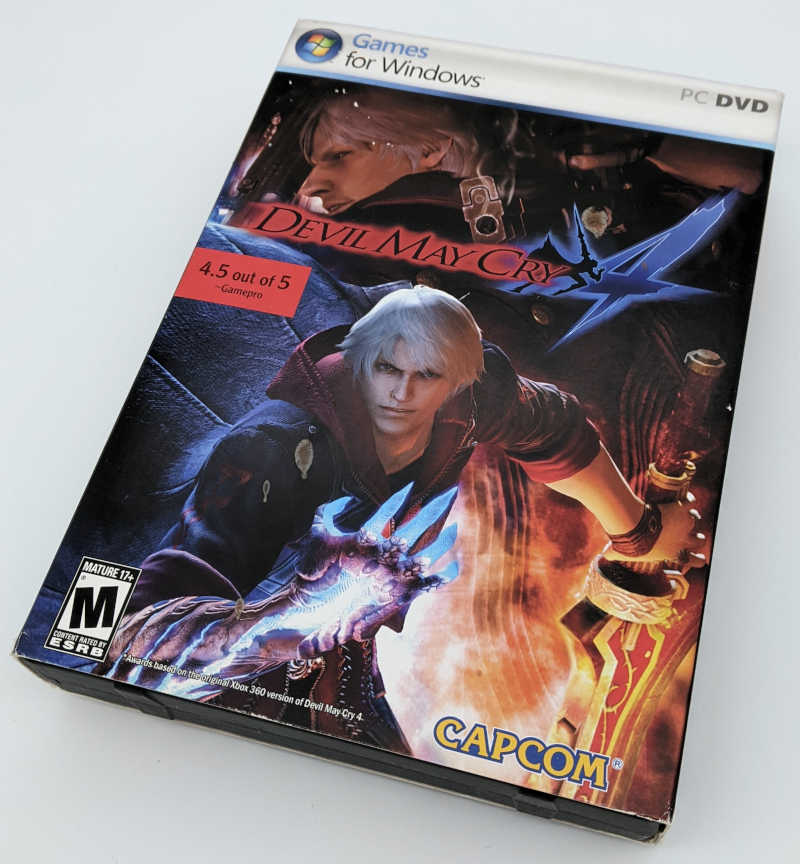 PC-Spiel Devil May Cry 4 - DVD-Box mit Papphülle