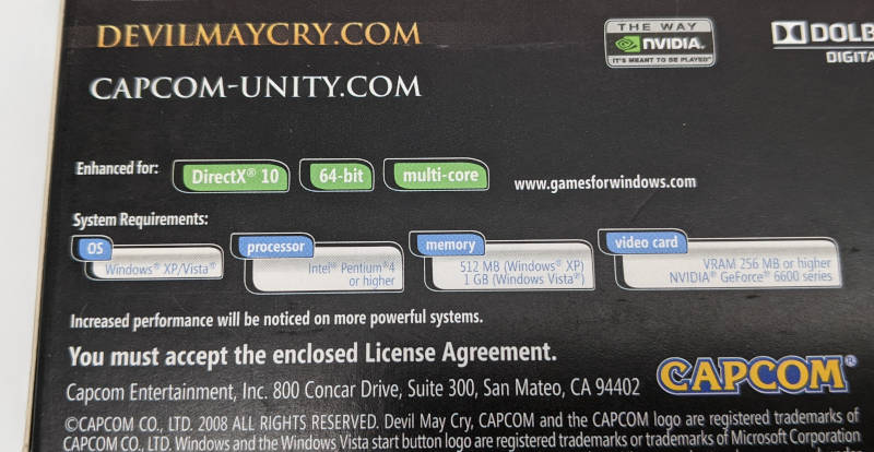 PC-Spiel Devil May Cry 4 - Systemanforderungen