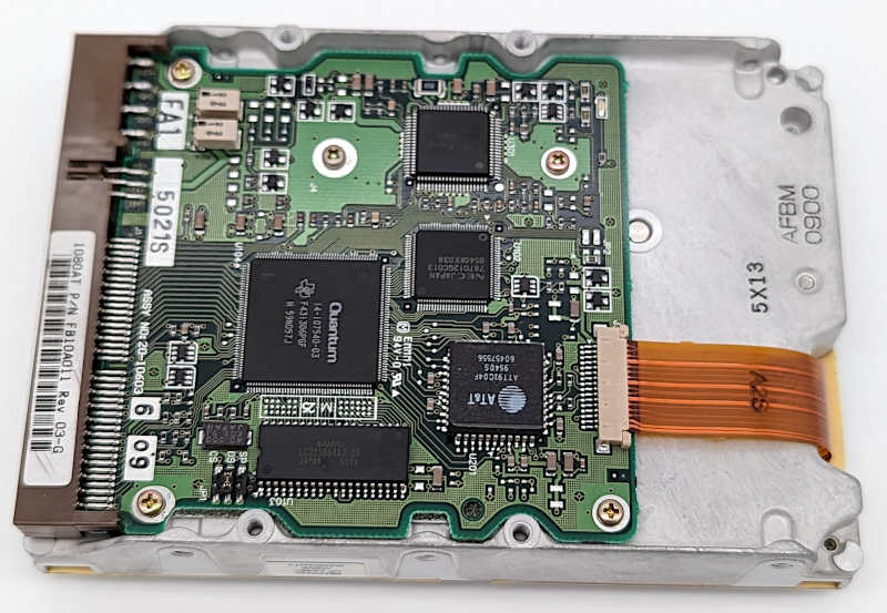 Quantum Fireball 1080AT Festplatte IDE 1,08GB HDD - Platine