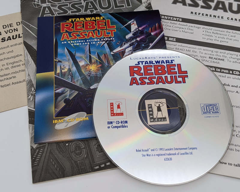 Star Wars - Rebel Assault - Lucas Arts - CD-ROM - 1993
