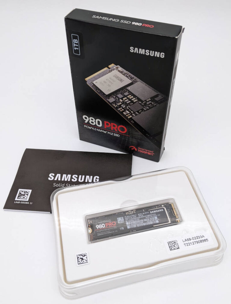 Samsung 980 PRO NVMe M.2 SSD – PCIe 4.0 – 1TB – Model MZ-V8P1T0 ...