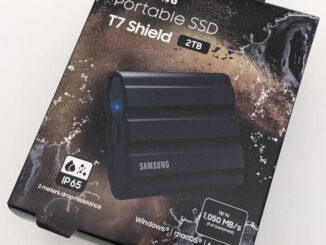Samsung Portable SSD T7 Shield 2TB - USB SSD - Verpackung - Box