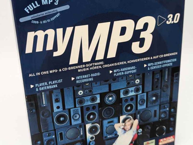 Steinberg myMP3 3.0 Software - Verpackung - Box - Vorderseite