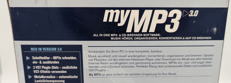 Steinberg myMP3 3.0 Software - All In One MP3, CD und Brenner-Software