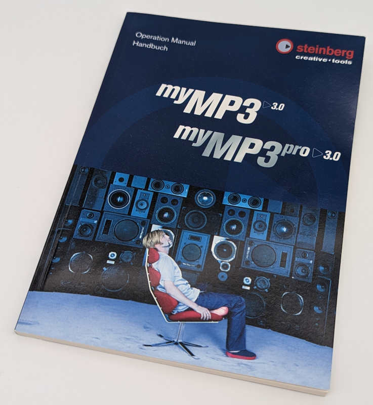 Steinberg myMP3 3.0 Software - Handbuch - Manual