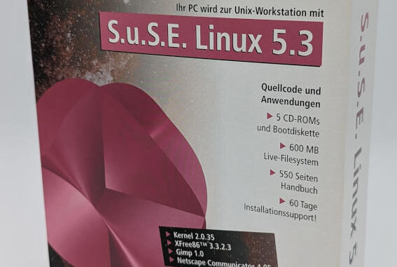 Suse Linux 5.3 Big Box CD-ROM - Originalverpackung