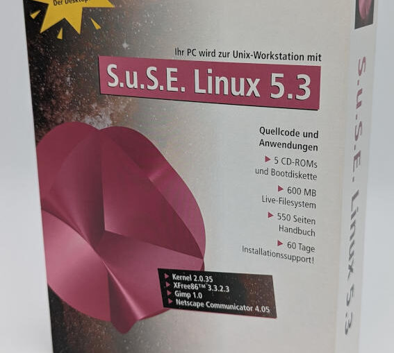 Suse Linux 5.3 Big Box CD-ROM - Originalverpackung