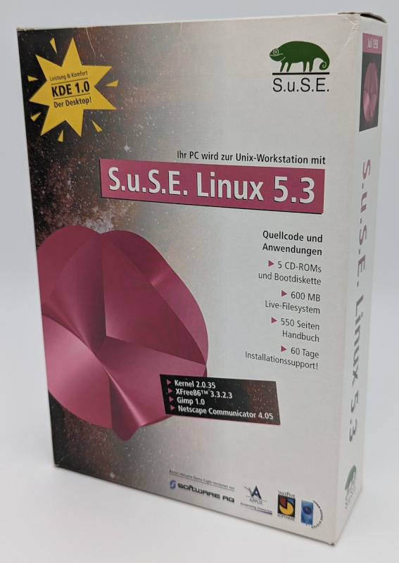 Suse Linux 5.3 Big Box CD-ROM - Originalverpackung