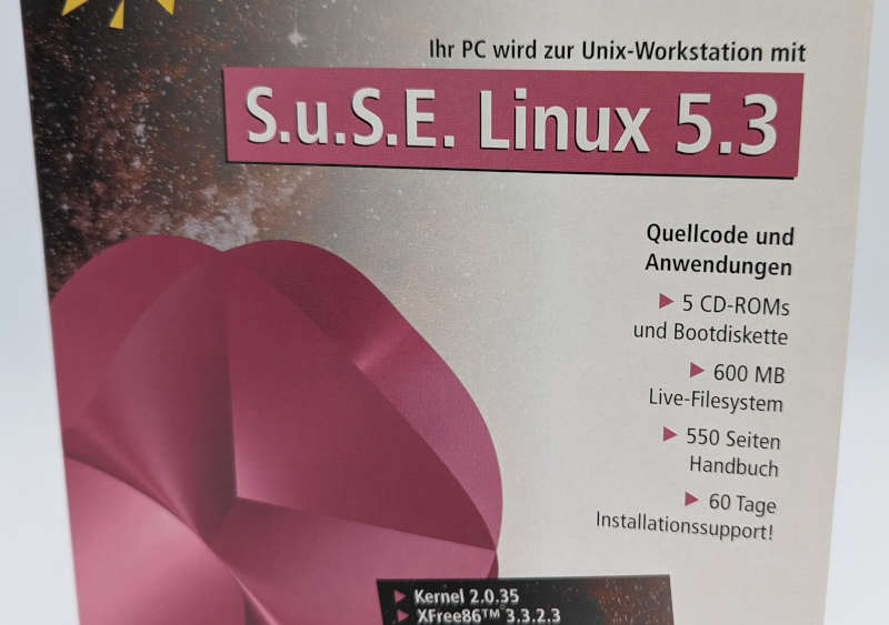 Suse Linux 5.3 Big Box CD-ROM - Originalverpackung - 5 CD-ROMs